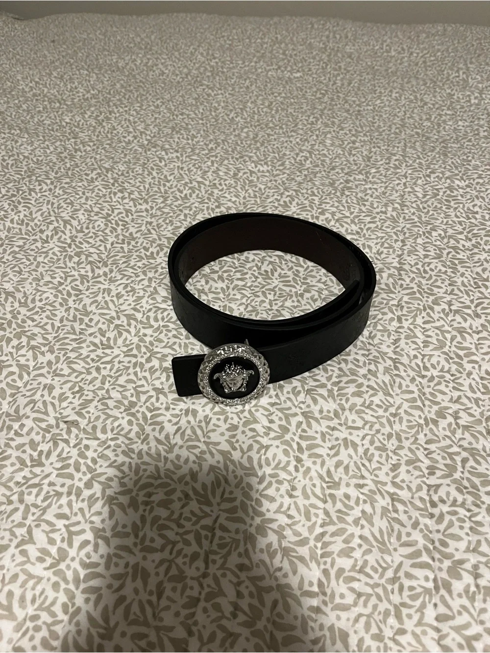 Men’s Black Versace Belt Size 44